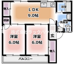 野崎駅 徒歩28分 2階の物件間取画像